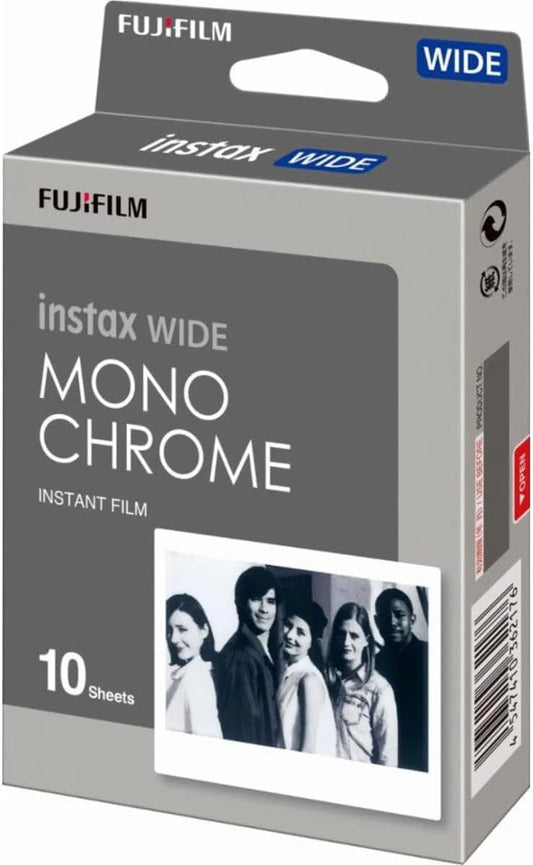 FUJIFILM Instax Wide Monochrome Film - 10 Exposures