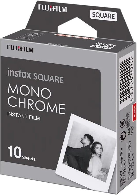 FUJIFILM Instax Square Monochrome Film - 10 Exposures