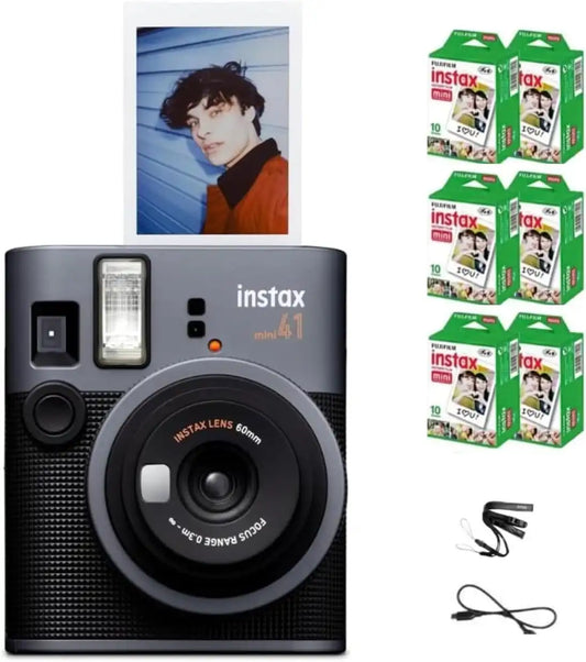 Fujifilm Instax Mini 41 Instant Film Camera (Camera + Extra Film (60 Exposures))