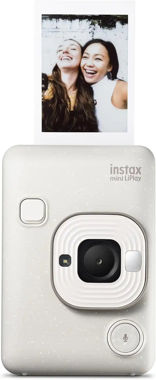 Fujifilm INSTAX Mini LIPLAY Hybrid Instant Camera - Misty White