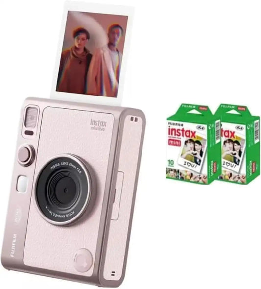 Instax Mini EVO (Pink + Extra Film (20 Sheets))