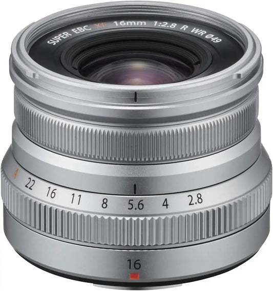 Fujinon XF16mmF2.8 R WR Lens - Silver